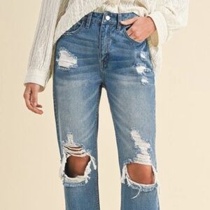 Raw Hem Cropped Jeans Success